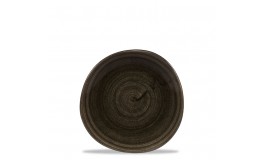 Patina Iron Black Round Plate